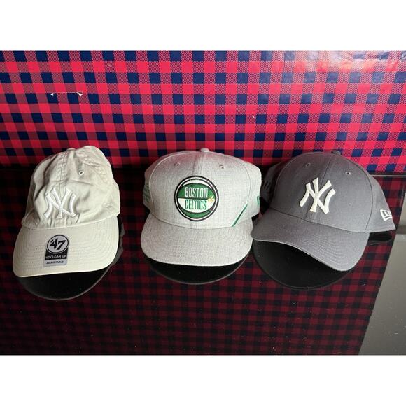 3 of Men's New Era NBA 59Fifty 39Thirty 47Brand Boston Celtics - Picture 1 of 7